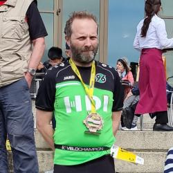Timo mit Medaille