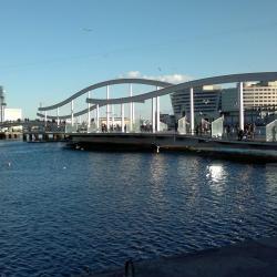 Tolle Gebäude am Hafen