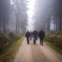 Die Gruppe ist noch etwas weit weg