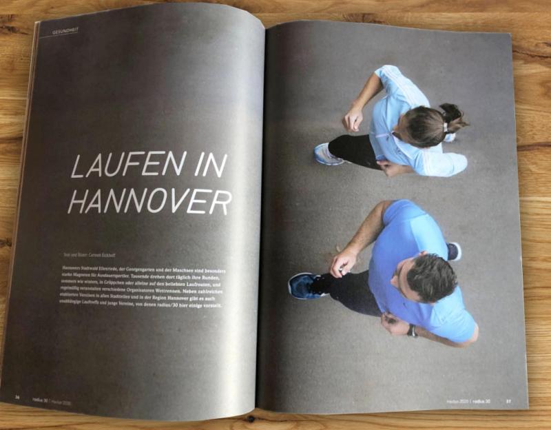 Zeitschriftenartikel über Lauftreff